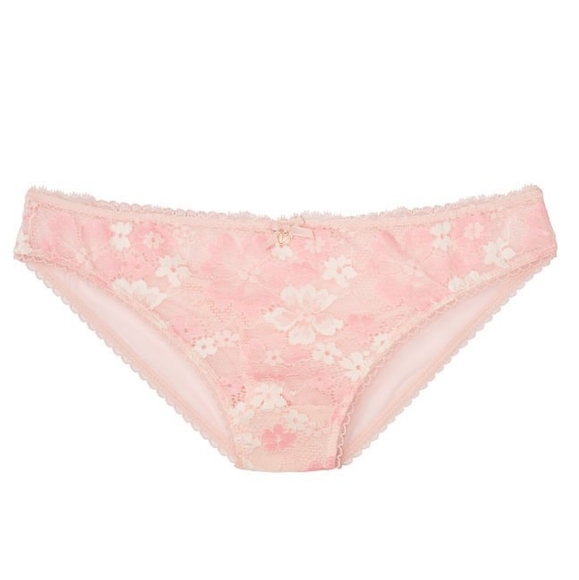 BODY BY VICTORIA Lace-front Bikini Panty - Picture 1 of 10